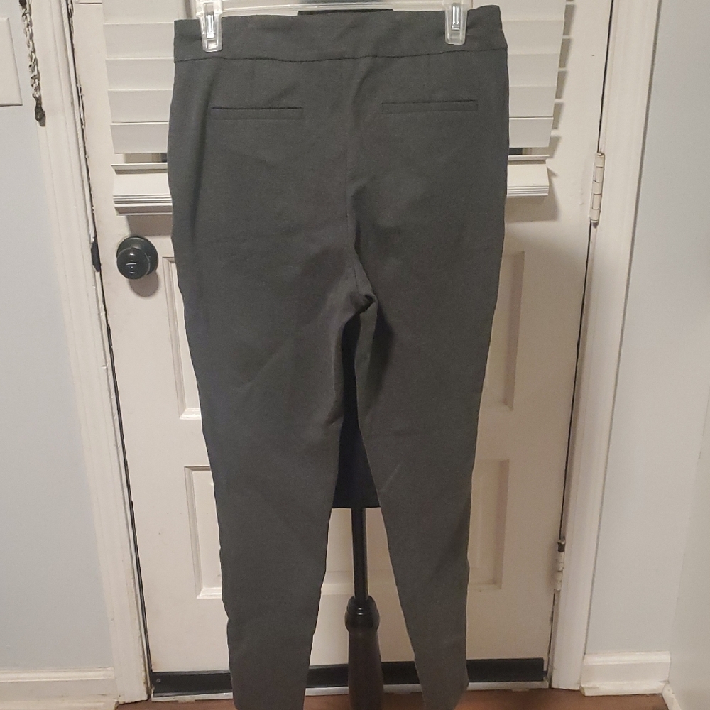 Rekucci Women's Charcoal Slim Ponte Trousers - Picture 5 of 8
